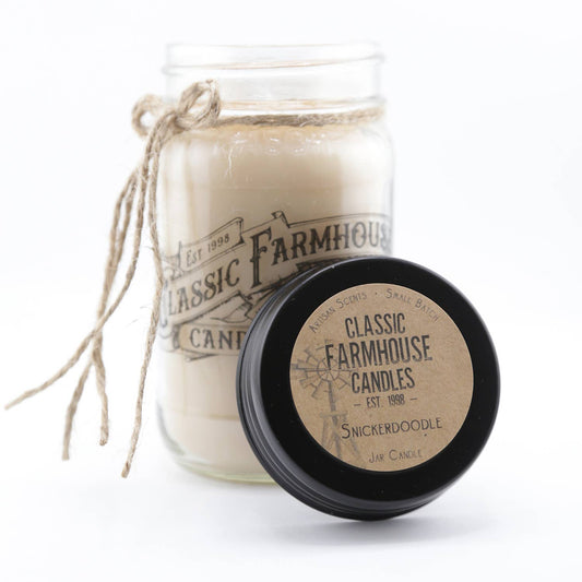 Snickerdoodle 14 oz Mason Jar Candle