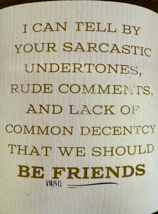 Swedish Dishcloth Sarcastic Undertones