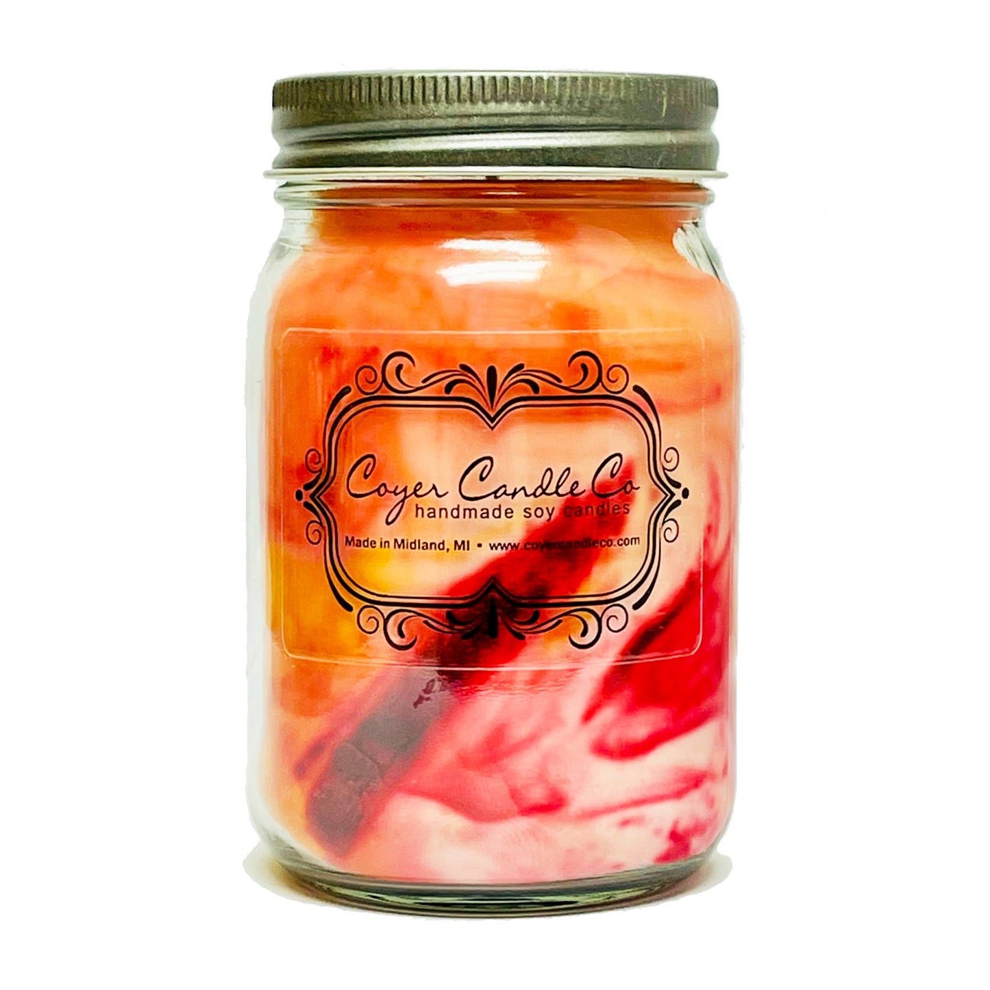 16 oz. Pint Mason Jar Candles - Signature Collection: Driftwood