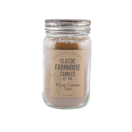 Pecan Caramel Swirl 14 oz Classic Star Jar Candle