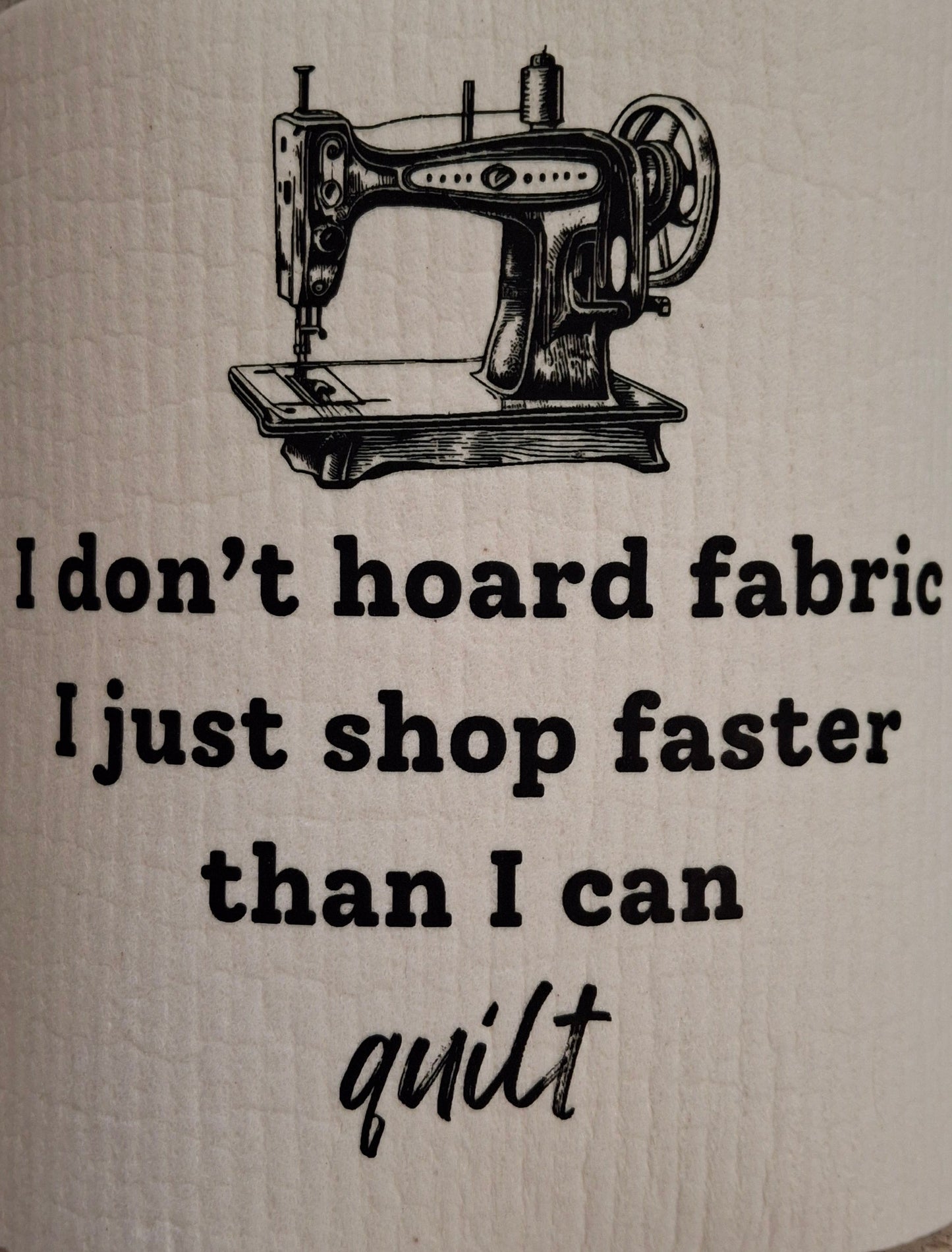 Swedish Dishcloth I Don't Hoard Fabric