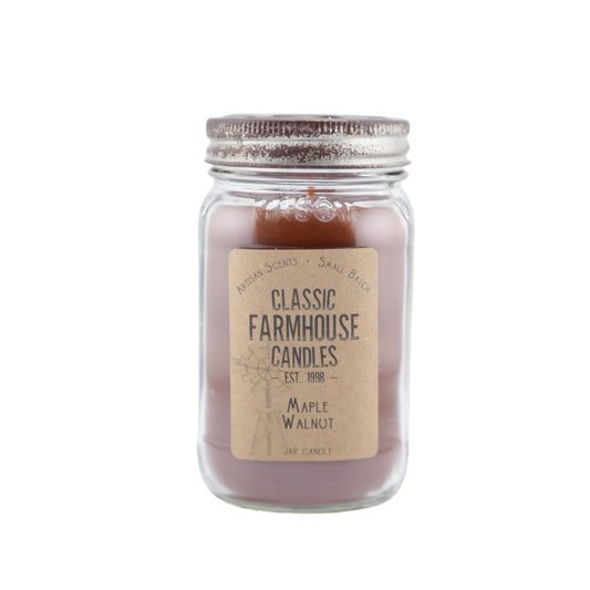 Maple Walnut 14 oz Classic Star Jar Candle