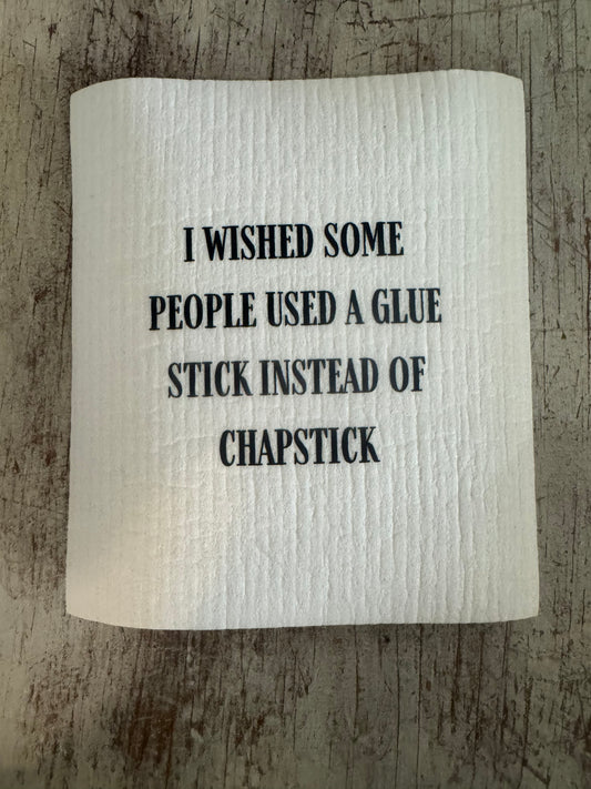 Swedish Dishcloth Glue Stick