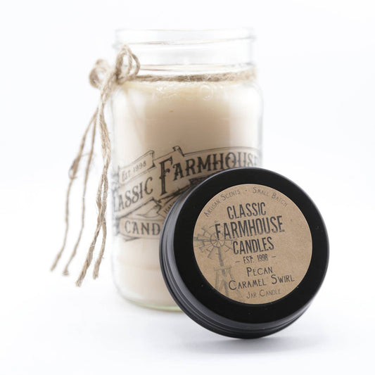 Pecan Caramel 14 oz Mason Jar Candle