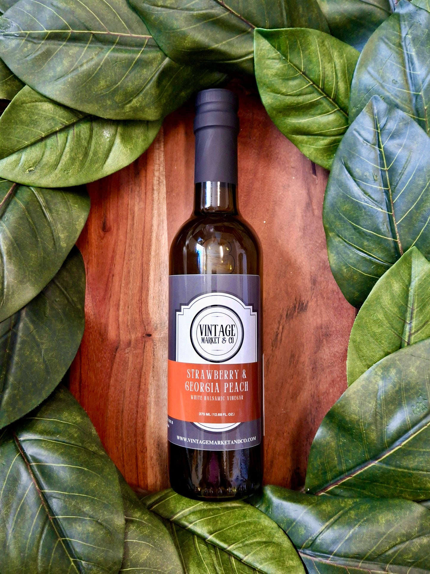 Strawberry & Georgia Peach White Balsamic 375 ml/12.68 oz