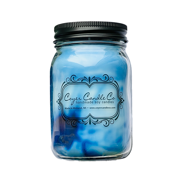 16 oz. Pint Mason Jar Candles - Signature Collection: Driftwood