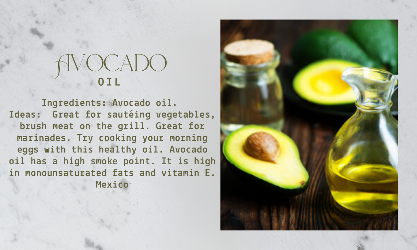 Avocado Oil 375 ml/12.68 oz