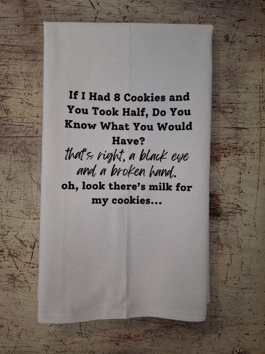 8 Cookies Tea Towel
