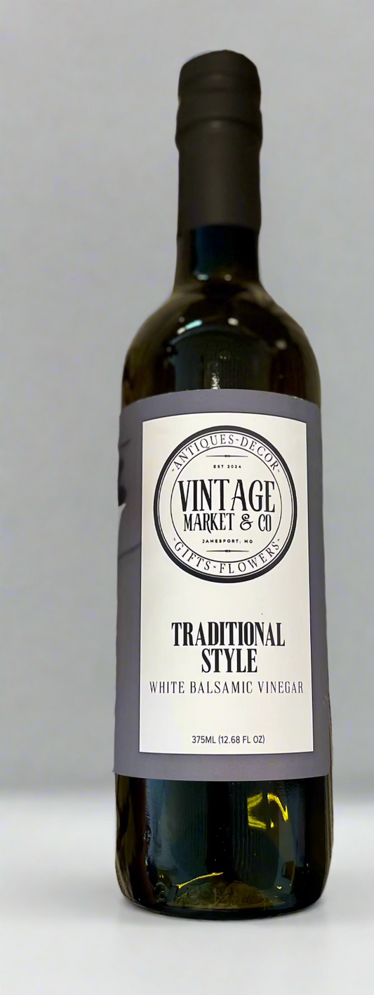 Thick Barrel Aged Traditional White Balsamic 375 ml/12.68 oz