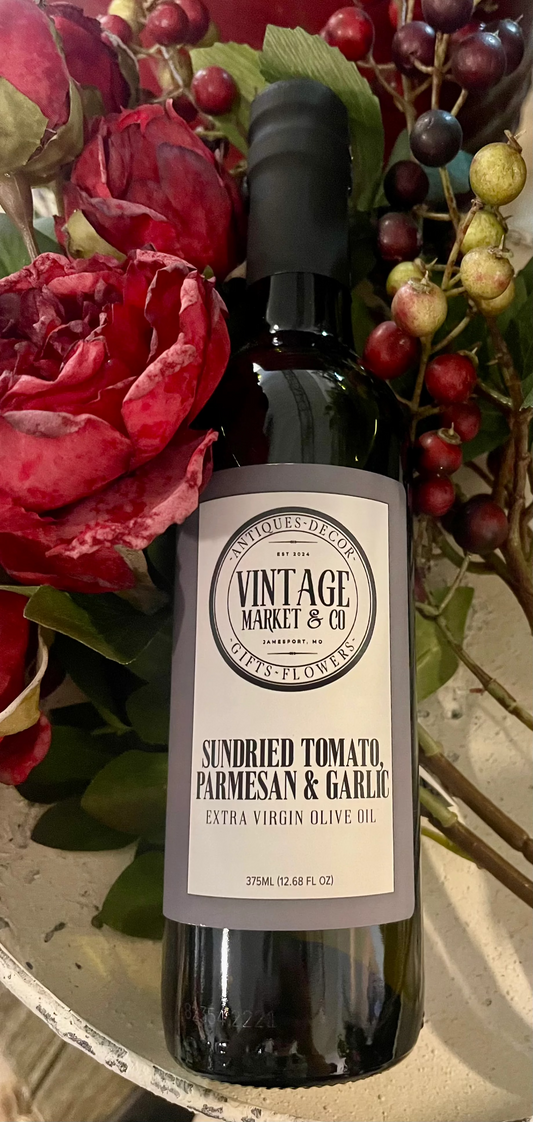 Sundried Tomato Parmesan Garlic Extra Virgin Olive Oil 375 ml/12.68 oz