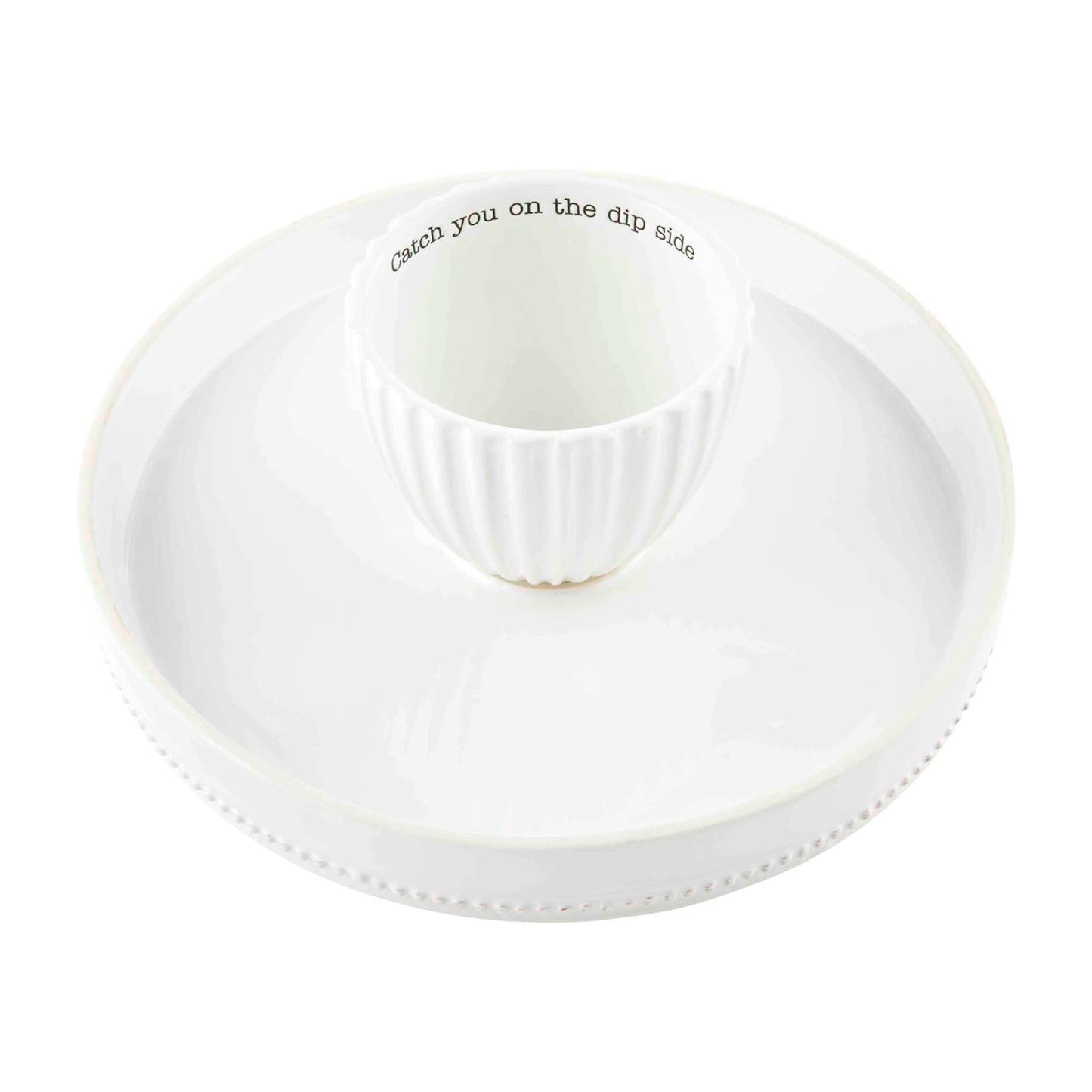 Mud Pie Reversible Pedestal Chip & Dip