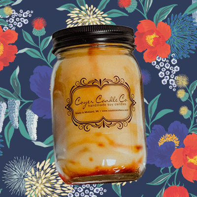 16 oz. Pint Mason Jar Candles - Signature Collection: Driftwood