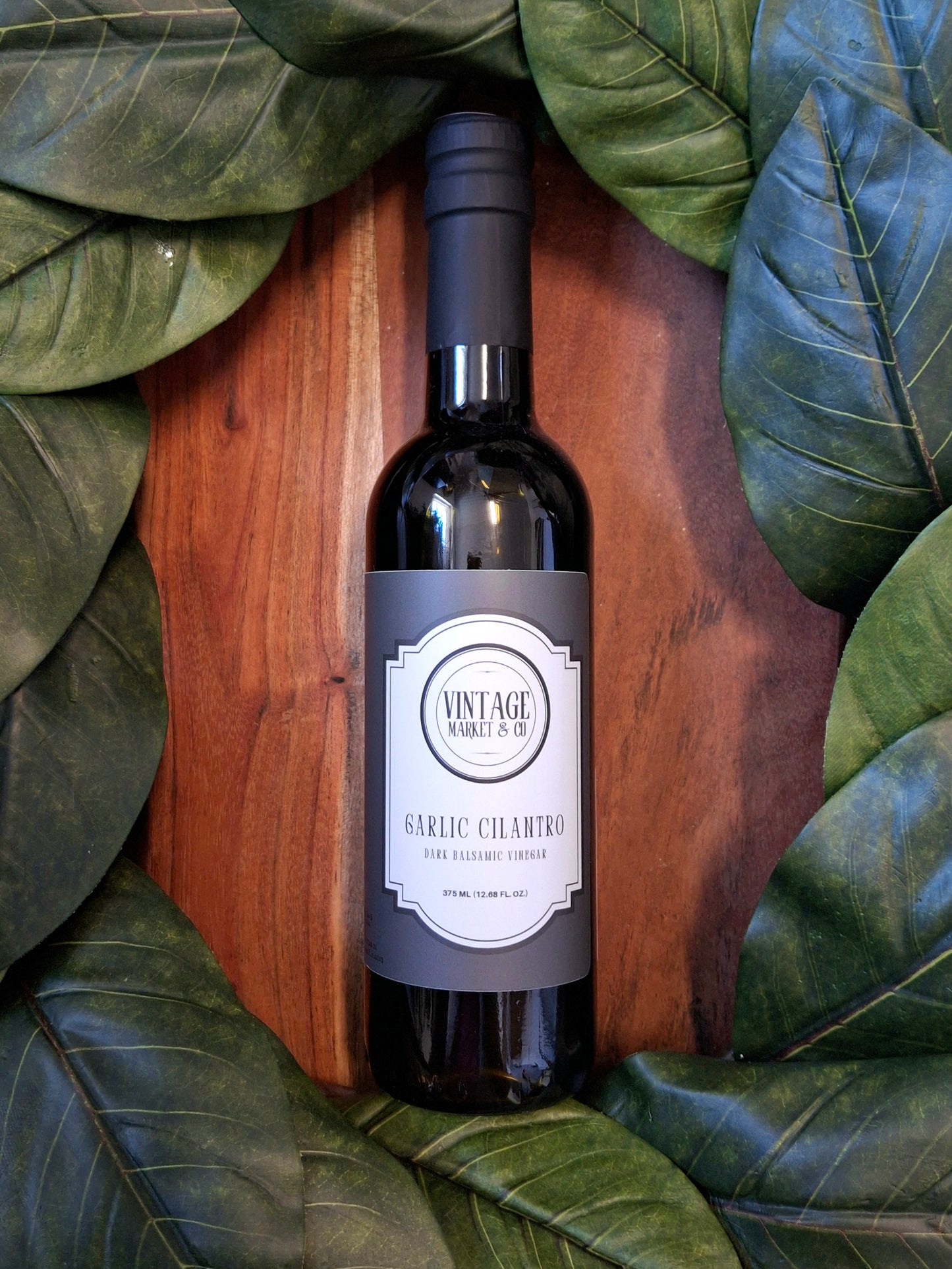 Garlic Cilantro Dark Balsamic 375 ml/12.68 oz