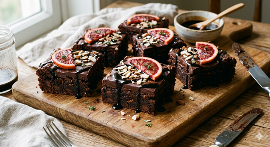 Blood Orange Brownies