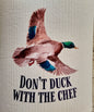 Swedish Dishcloth Don't Duck With The Chef