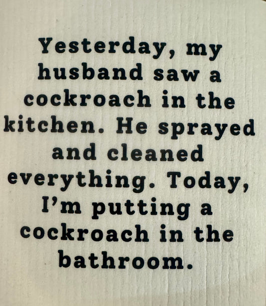 Swedish Dishcloth Cockroach