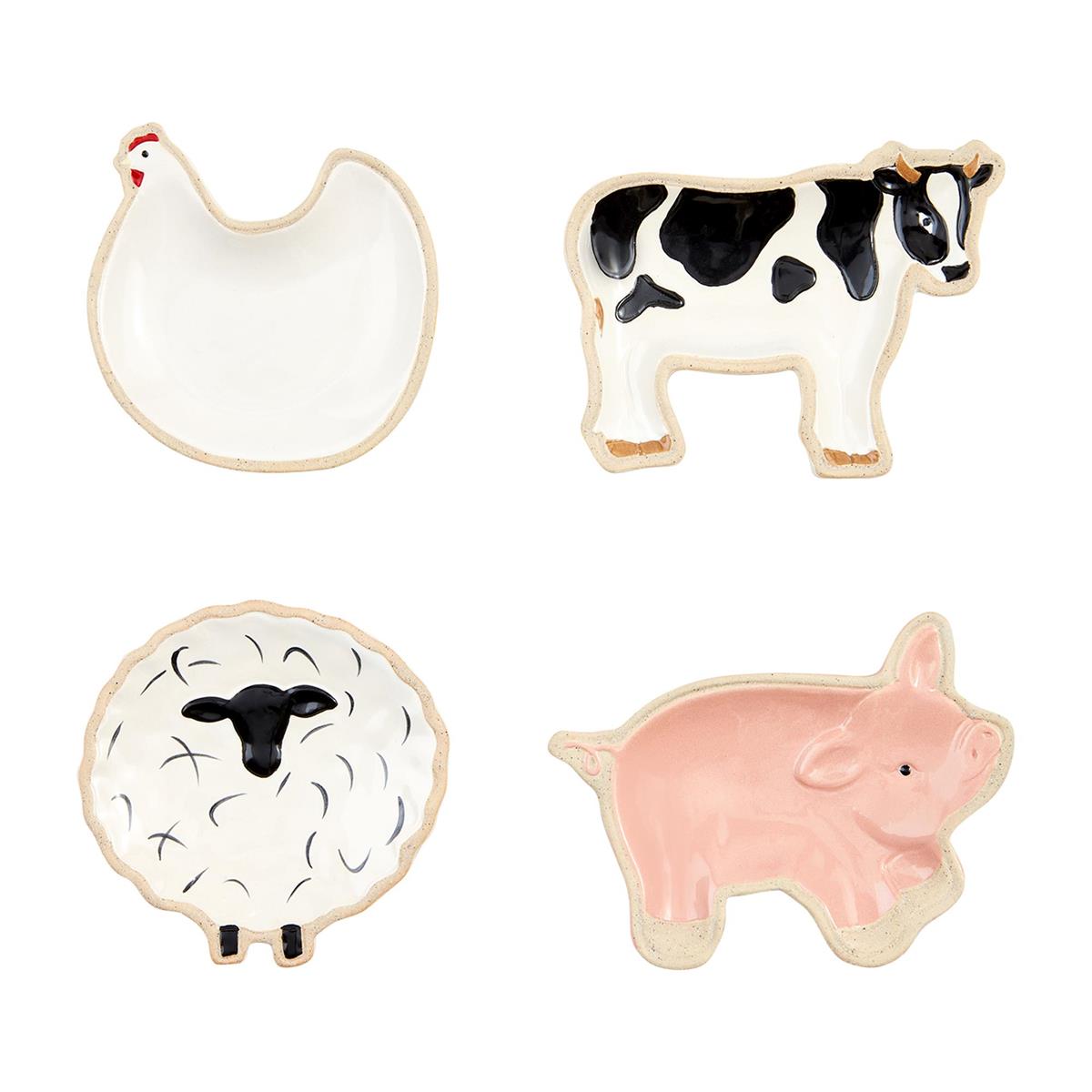 Mud Pie Farm Animal Tidbit Dish