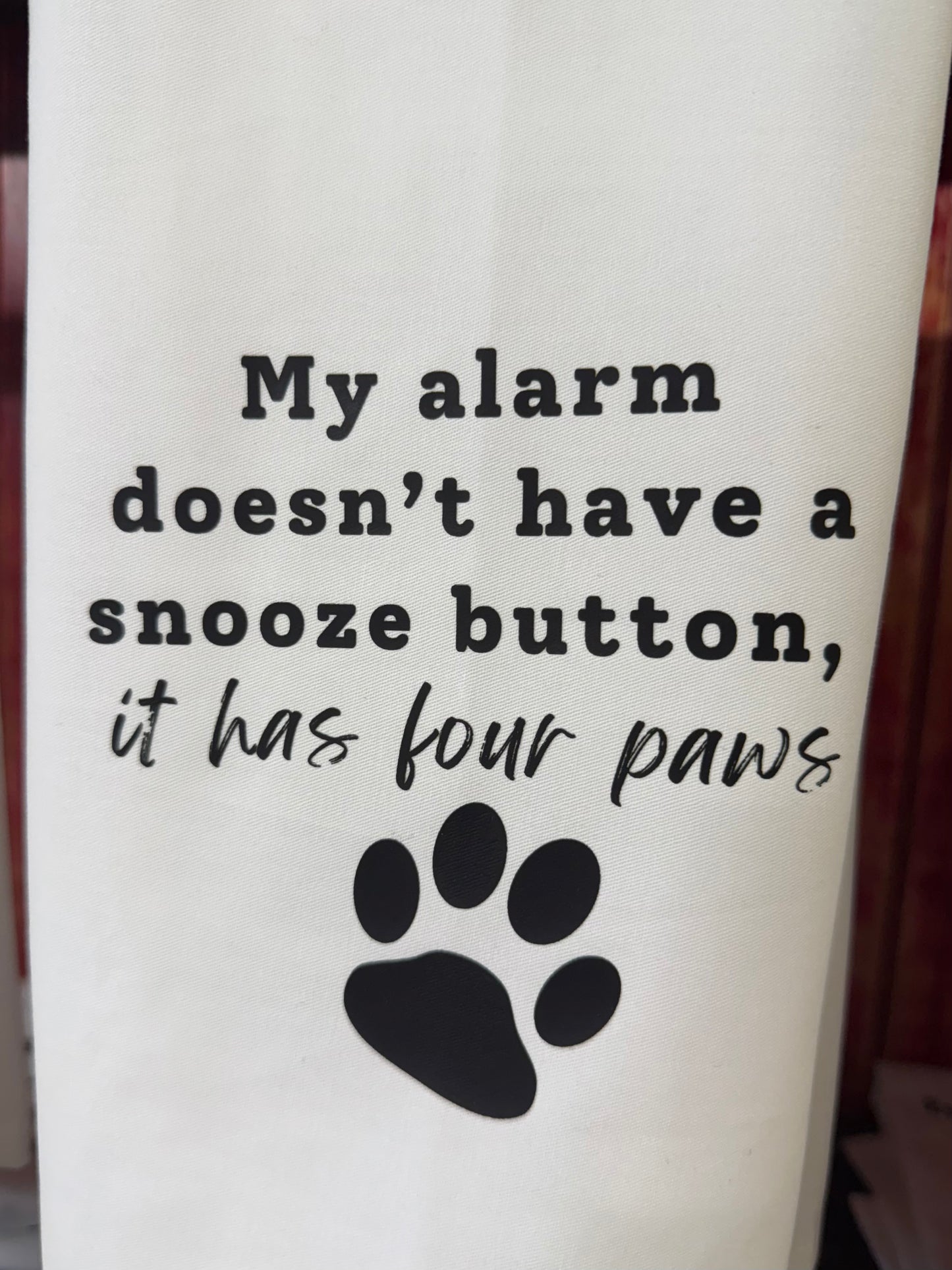 It has four paws - Tea Towel