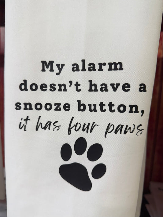 It has four paws - Tea Towel