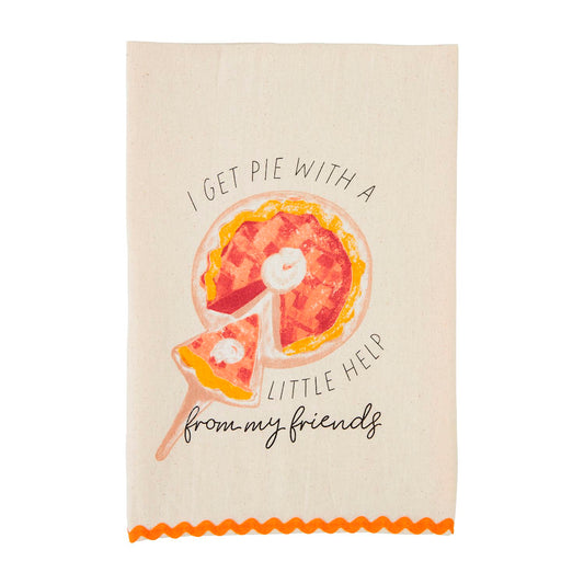 Mud Pie Fall Pie & Friends Towel