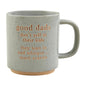 Mud Pie Funny Dad Mug Blue