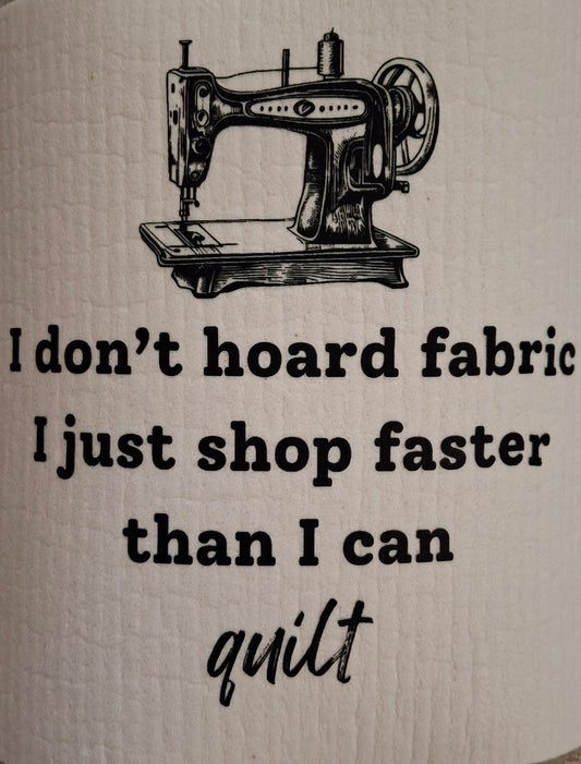 Swedish Dishcloth I Don't Hoard Fabric