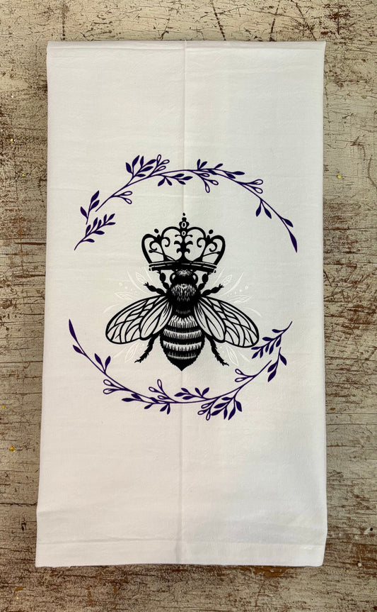 Purple Queen Bee Towel