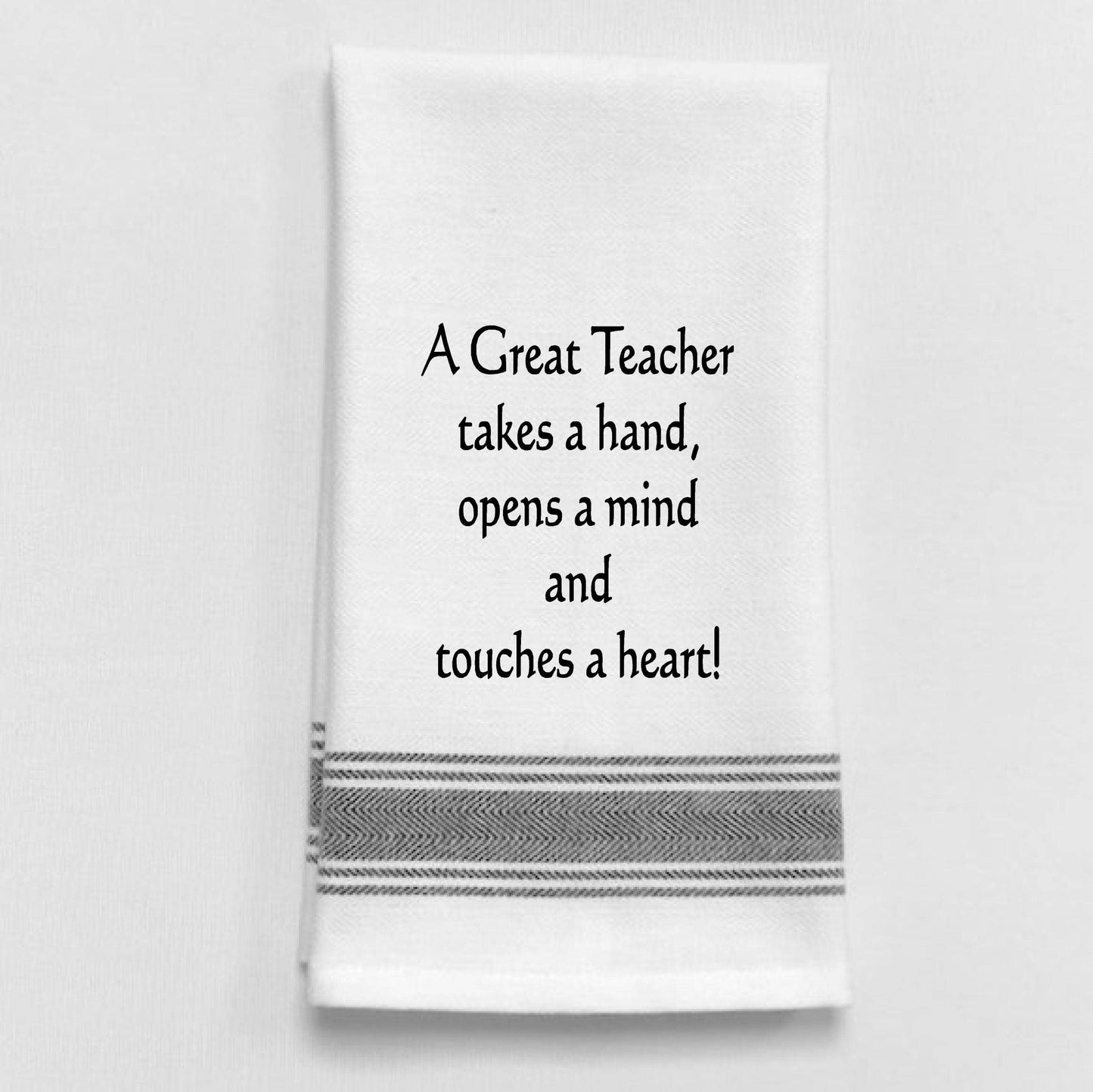 A great teacher takes a hand, opens a mind