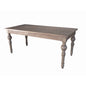 MANGO WOOD RECTANGLE TABLE BROWN WASH - PICK UP IN STORE ONLY