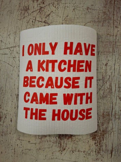 Swedish Dishcloth- I Only Have a Kitchen