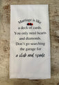 Deck Of Cards Tea Towel
