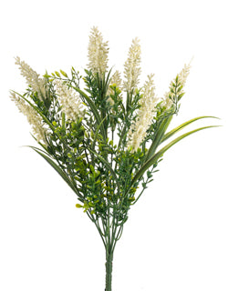 17 INCH CREAM ASTILBE FLORAL