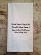 Some Days, I Surprise Myself - Tea Towel