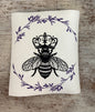 Swedish Dishcloth Purple Queen Bee