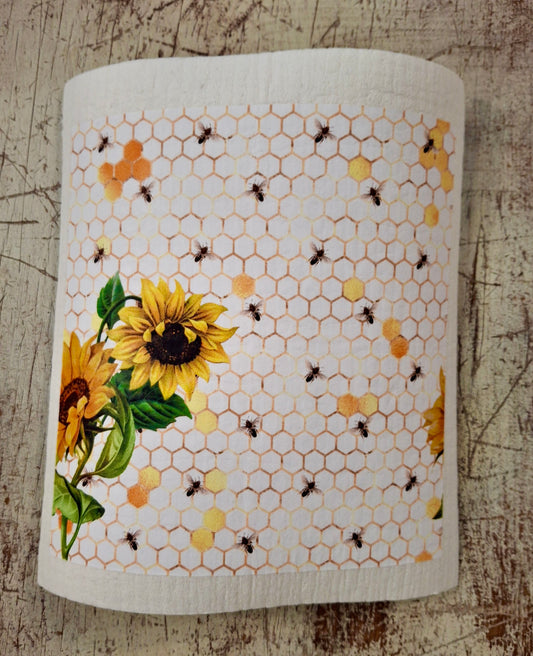 Swedish Dishcloth Big Sunflower
