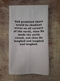God Promised There Would Be Obedient Wives Tea Towel