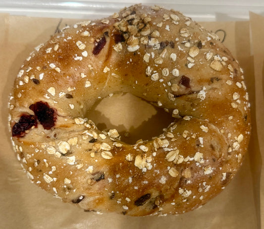Cranberry Energy Bagel