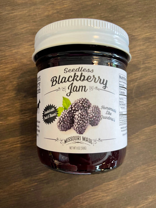 Amish Seedless Blackberry Jam - 8 Ounce