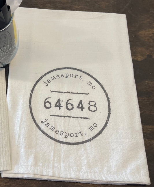 Jamesport Missouri Cotton Tea Towel