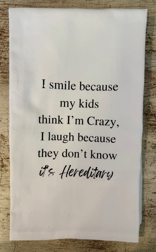 Its Hereditary Tea Towel