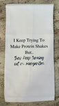 Protein Shakes Tea Towel