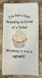 I'm Just A Girl Tea Towel