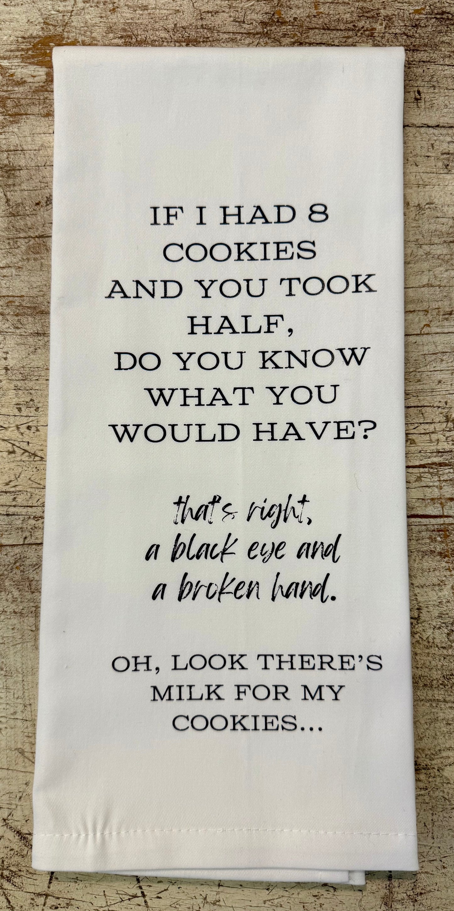 8 Cookies Tea Towel