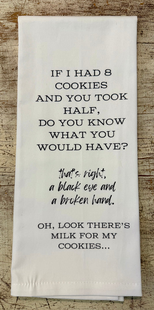 8 Cookies Tea Towel