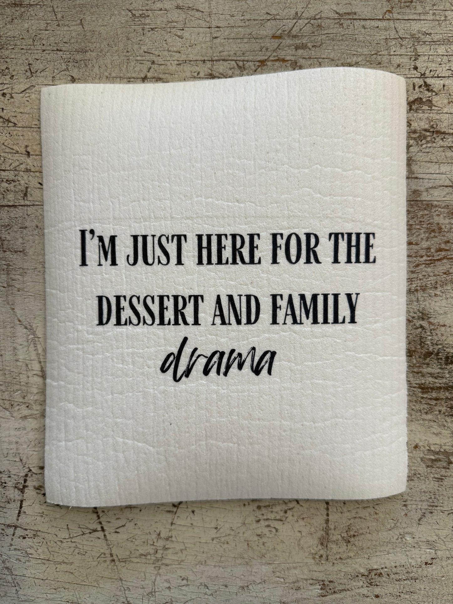 Swedish Dishcloth  Dessert And Family Drama