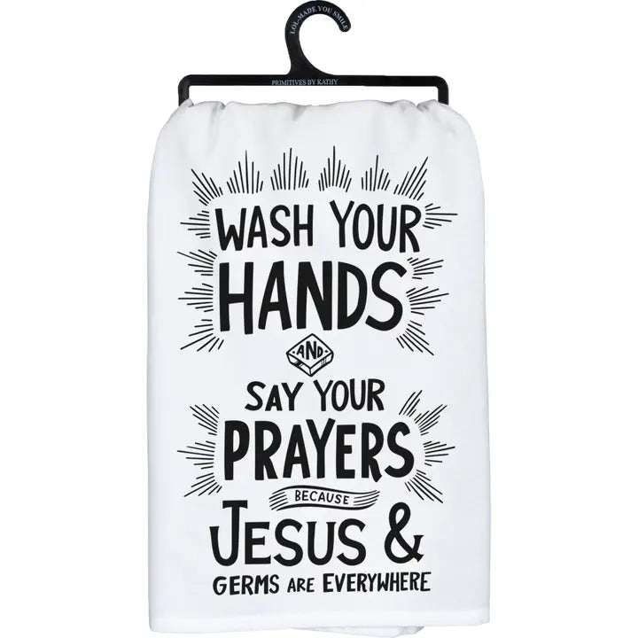 Kitchen Towel - Jesus & Germs