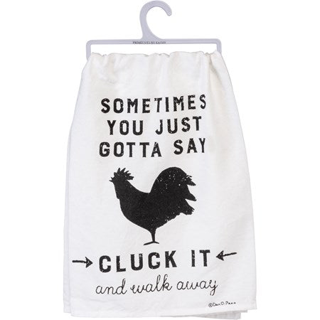 Kitchen Towel-Cluck It