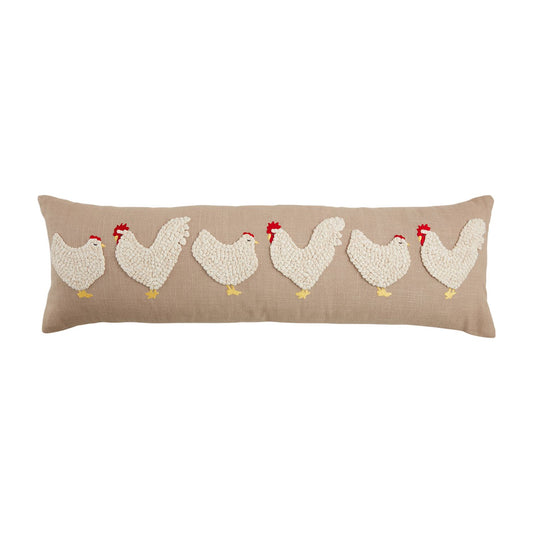 Mud Pie Long Chicken Pillow