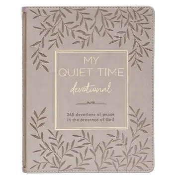 MY QUIET TIME DEVOTIONAL - FAUX LEATHER