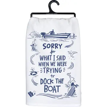 Kitchen Towel - Dock The Boat